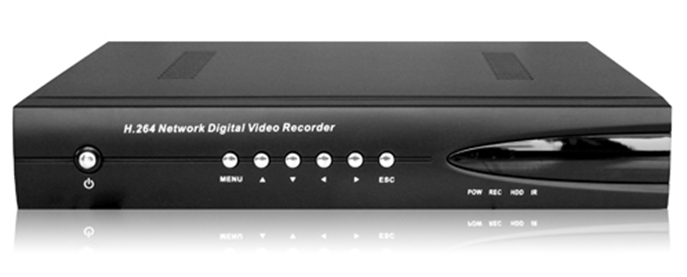 Network Security DVR 8 Channel H.264 Compression Real time monitoring
