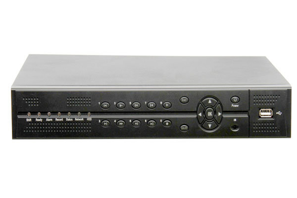 Network Security DVR 16 Channel H264 Compression Real time monitoring