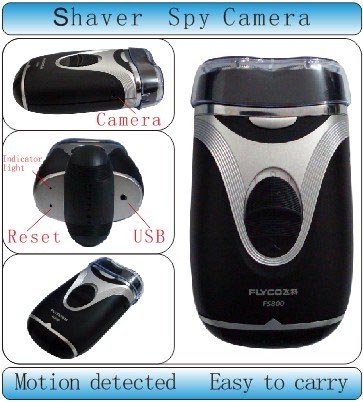 shaver anti spy device camera mini DVR