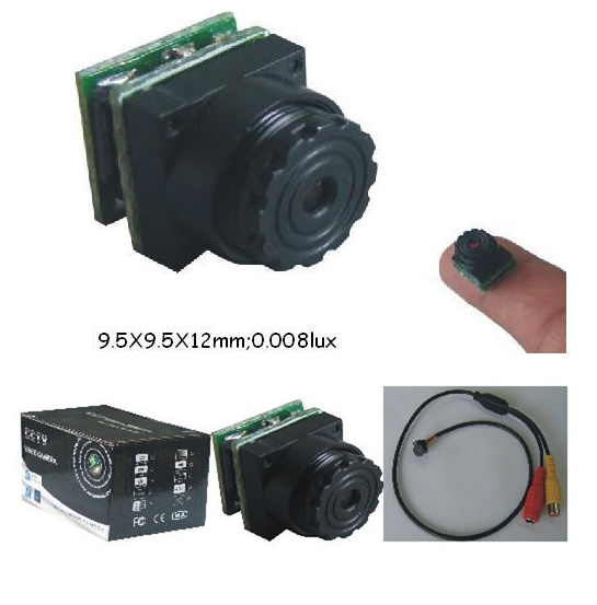 520TVL Mini CCTV Spy Camera Color Video With two lens