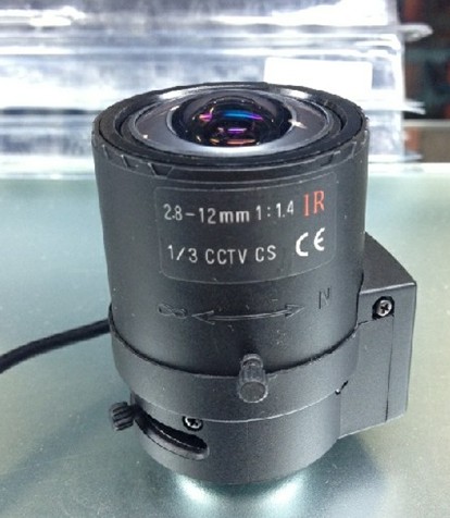 2.8-12mm Automatic Aperture CS Zoom Lens For CCTV Camera