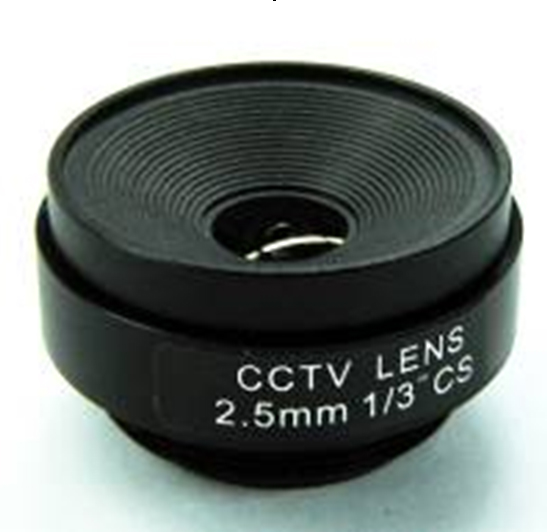 2.5mm Manual Zoom CCTV Lens Board Camera True F1.6