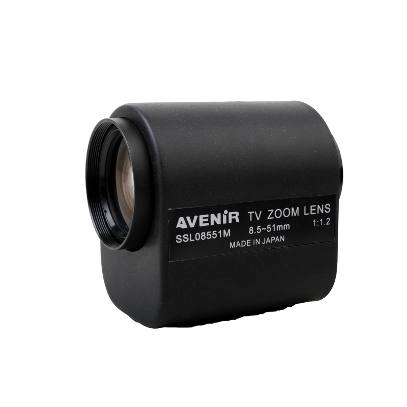 8.5-51mm Motor Zoom Lens Electrical Zoom Lens for CCTV Camera