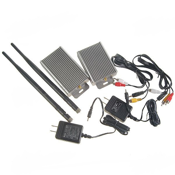 BADA 2.4GHz 3.5W 6-CH Stereo Wireless Audio/Video AV Transmitter & Receiver Kit (100V~240V AC)